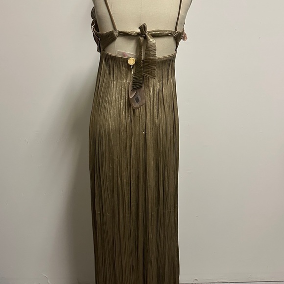NEW Maria Lucia Hohan Mabel Gown in Bronze Jade - Picture 4 of 6